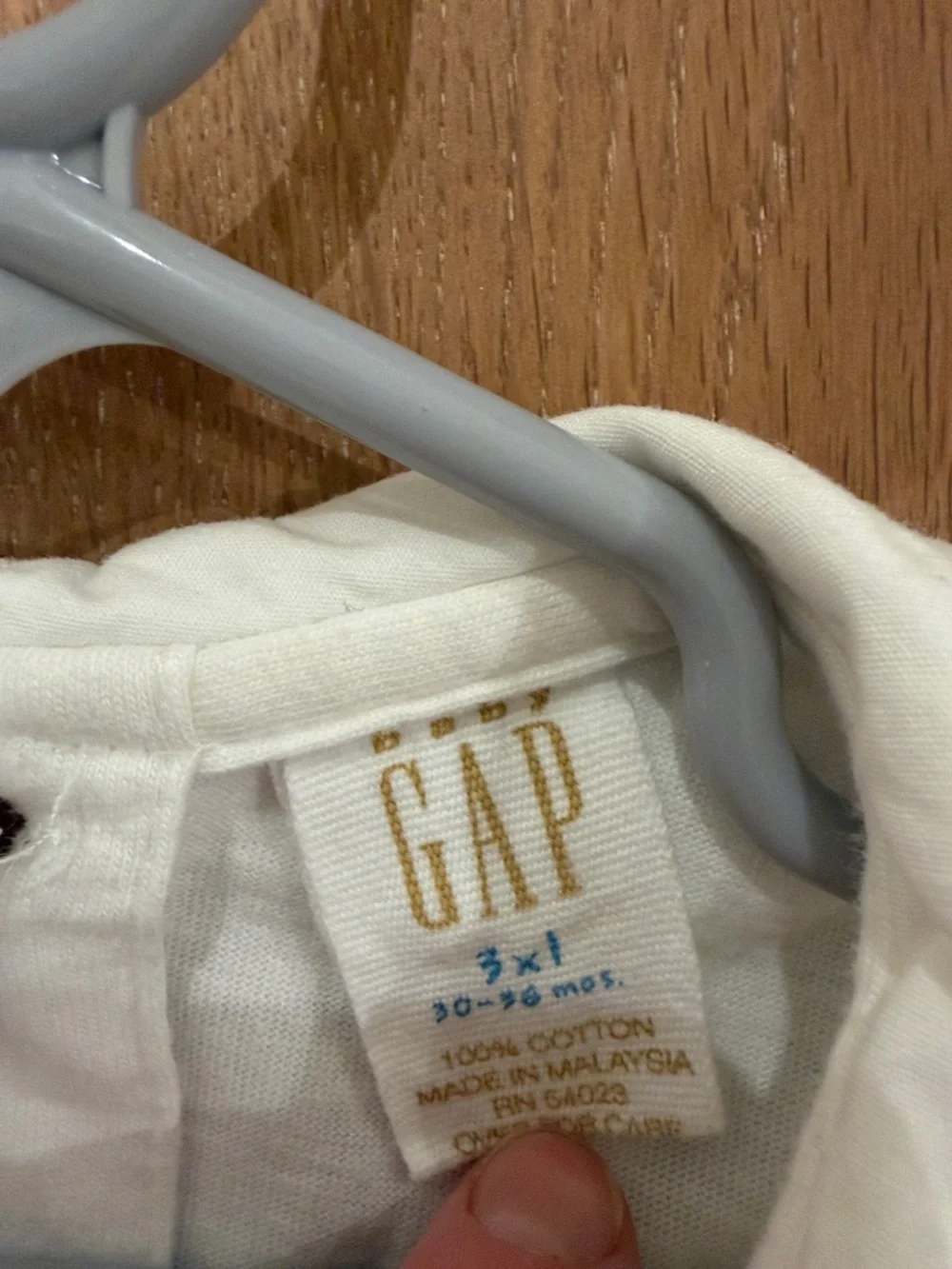 GAP White Long-Sleeve Peter Pan Collar Dress
